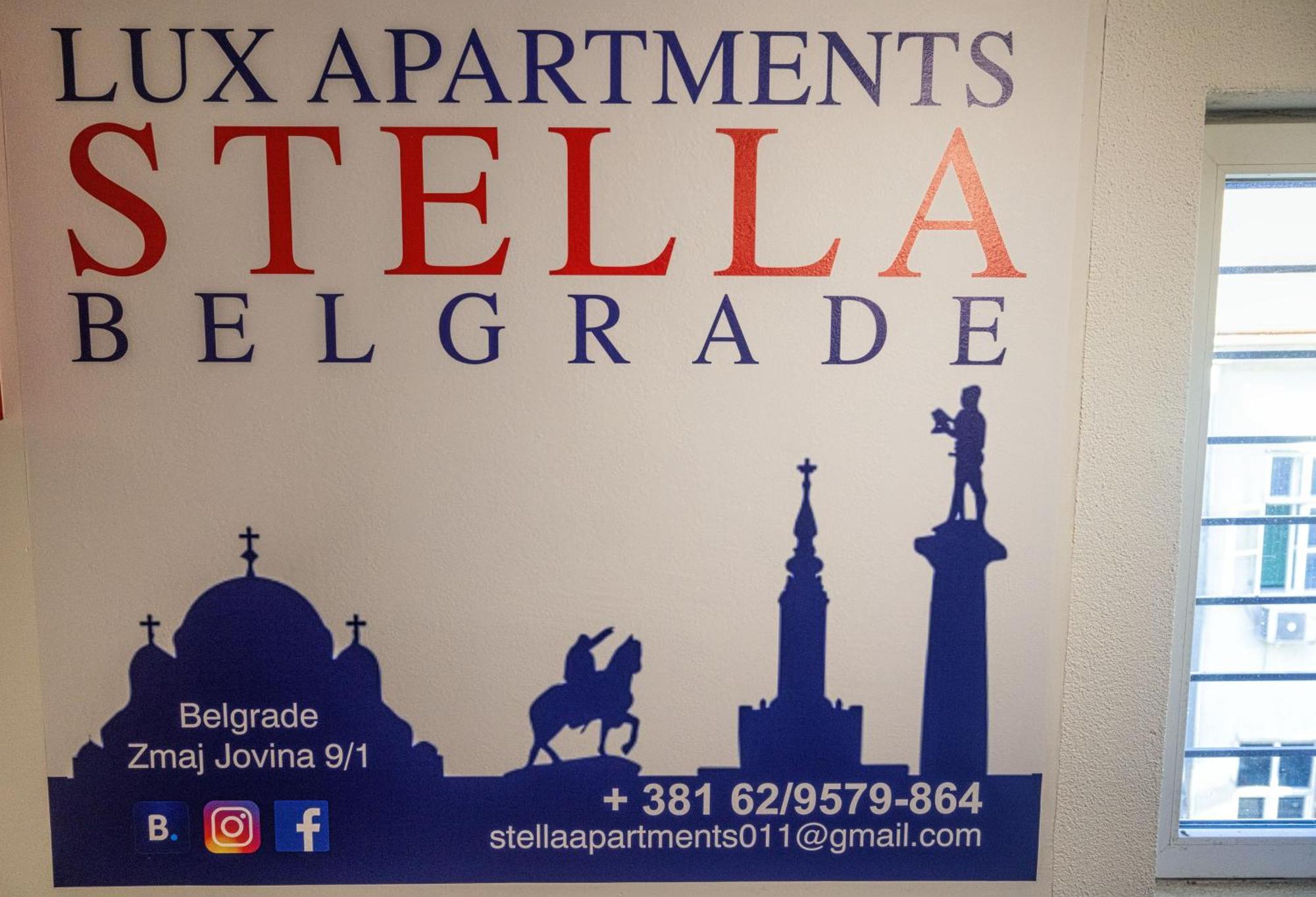 Stella Apartments Belgrado Exterior foto